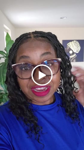 Customer video review of 18" Wavy Box Braided Wig With Human Hair Curly Ends Pre Bleached Knots