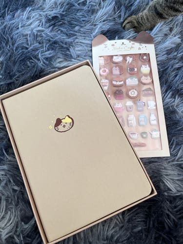 Customer photo review of Tsuki ‘Neko Pan’ Limited Edition Bullet Journal ☾