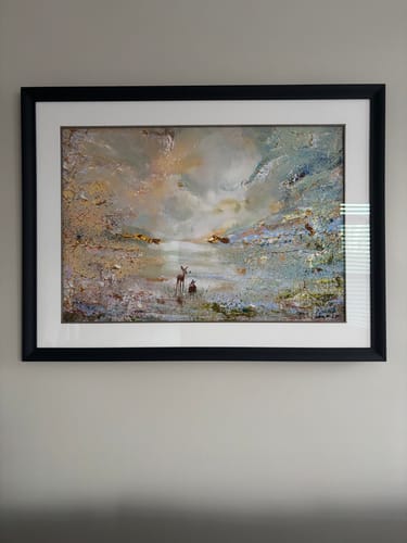 Customer photo review of You’re safe with me print extended