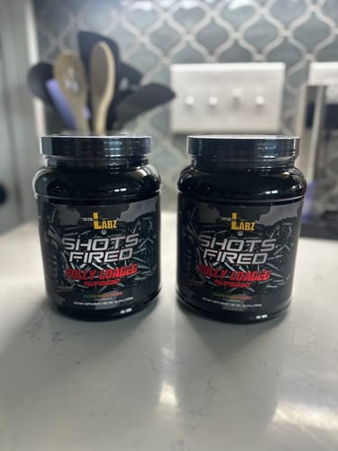 Customer photo review of SHOTS FIRED® Fully Loaded - The STRONGEST PreWorkout