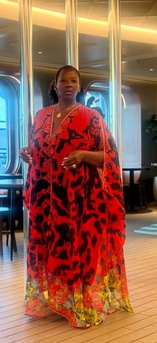 Customer photo review of Elodie Goddess Kaftan
