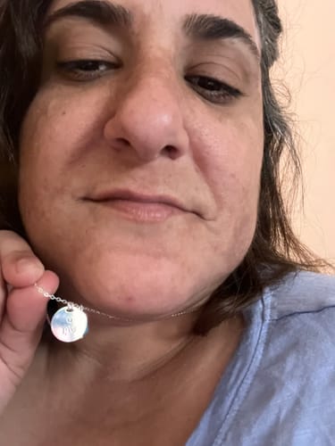 Customer photo review of שרשרת חריטה | Inizia