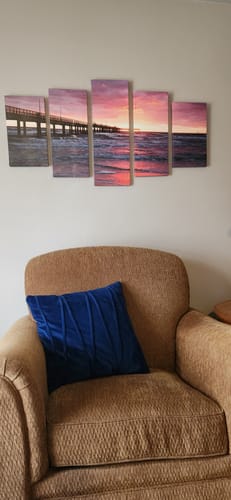 Customer photo review of Bob Hall Pier Corpus Christi Wall Art