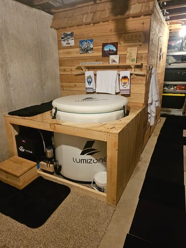 Customer photo review of Universal Ice Bath Chiller Black