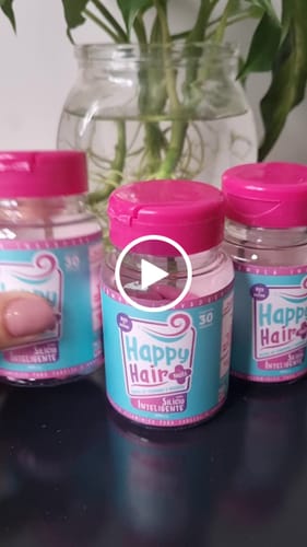 Customer video review of Happy Hair 3 Potes