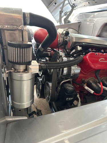 Frank F. review of Motion Raceworks Top Loader Billet Oil Catch Can Clear Anodized ( Dual 10 AN Port ) image 1 out of 1