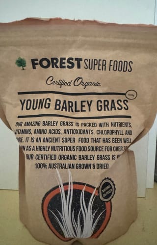 Customer photo review of Certified Organic Australian Barley Grass