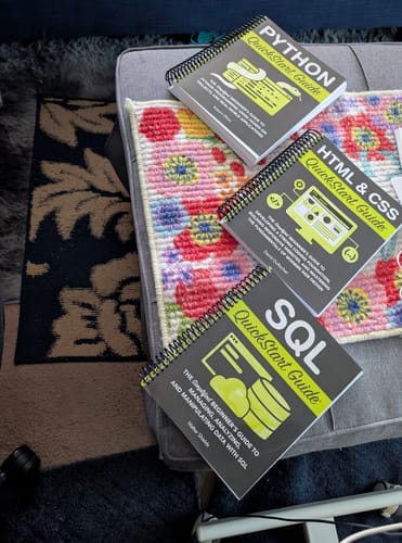 Customer photo review of SQL QuickStart Guide