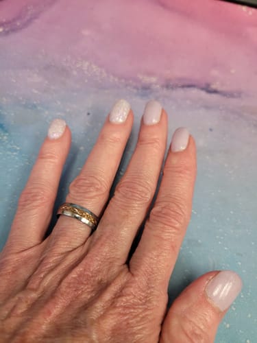 Customer photo review of D1383 Lucid Overlay Dip Powder