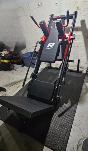 Customer photo review of RitFit BLP01 45 Degree 3-In-1 Leg Press Hack Squat and Calf Raise Machine