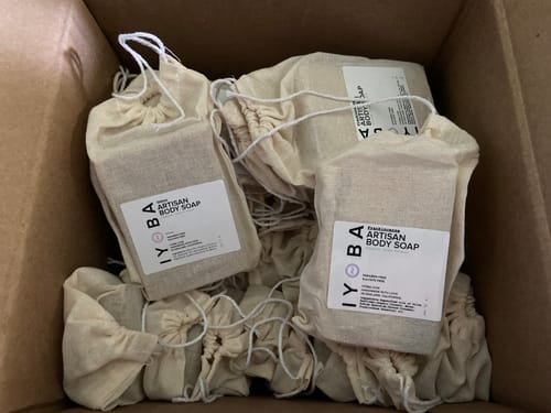 Customer photo review of Frankincense Artisan Soap