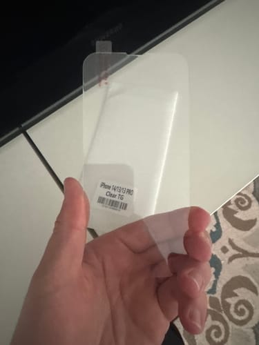 Customer photo review of Tempered Glass Screen Protector