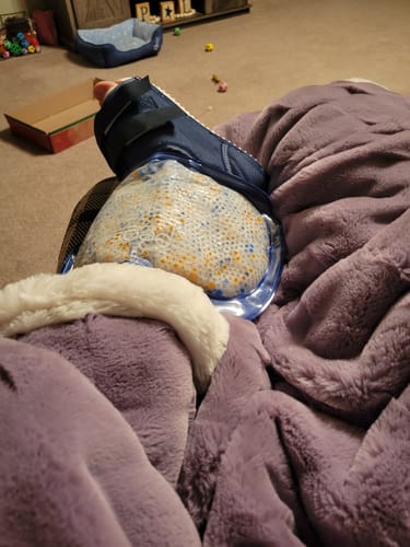 Customer photo review of The Sweet Elderberry Blanket- RTS
