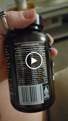 Customer video review of Australian Freeze Dried Spirulina