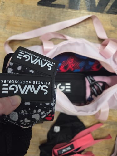 Customer photo review of Wrist Wraps - Paw Pals