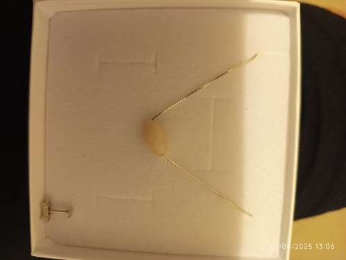 Customer photo review of שרשרת אבן חן 5 צבעים בפנים | Lin