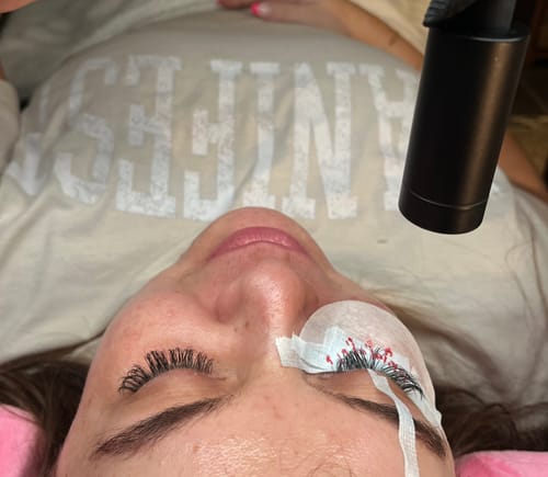 Customer photo review of UV Lash Glue System
