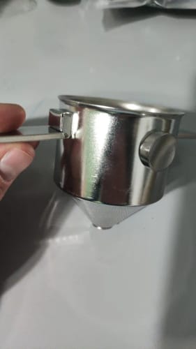 Customer photo review of Filtre à café en Acier Inoxydable Argenté