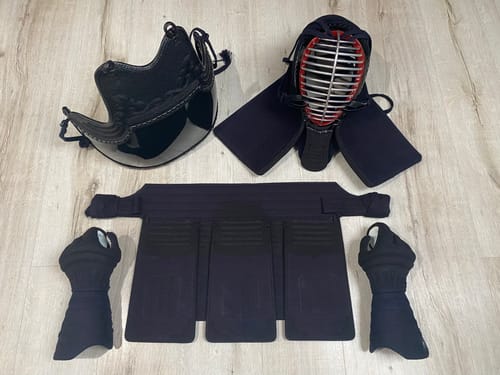 Customer photo review of *SPECIAL OFFER!* - 'VANGUARD MYRMIDON' Super Protective GUARD-STITCH KendoStar Bogu Set