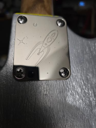 Customer photo review of ROCKET 88 - Engraved Neckplate - Nickel