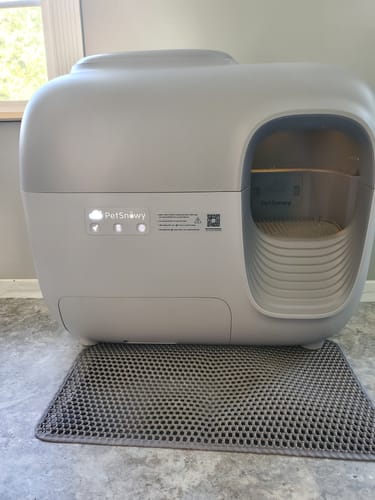 Customer photo review of Self-Cleaning Litter Box