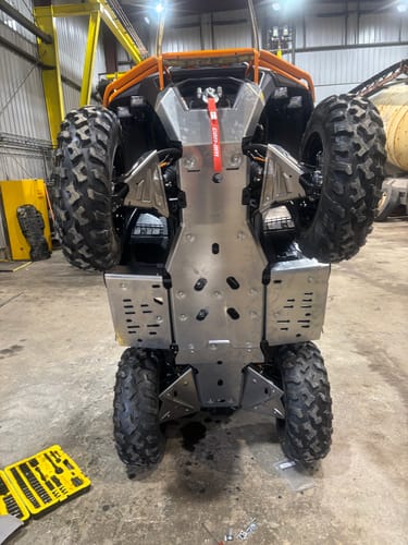 Customer photo review of Footwell Skid Plate Kit — Can-Am Outlander 850/1000R & MAX (2025+)