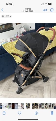 Customer photo review of Lejoux Go Baby Travel Stroller Pram Pushchair Buggy