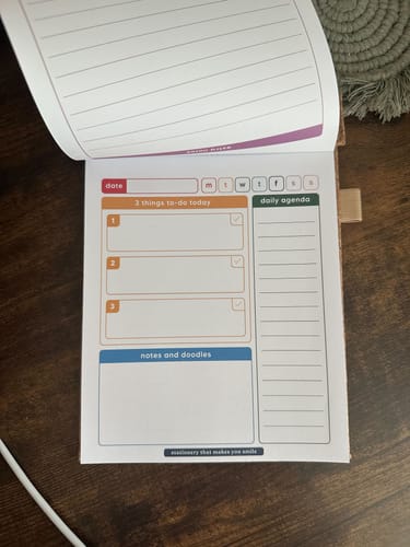 Customer photo review of A5 Refill Pad - Cork