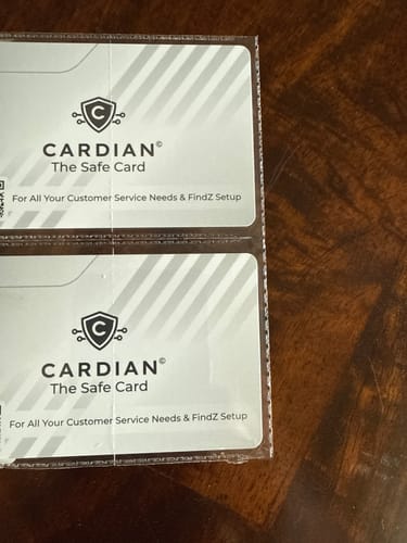 Customer photo review of CARDIAN The SafeCard Protect Your Cards, Protect Your Identity