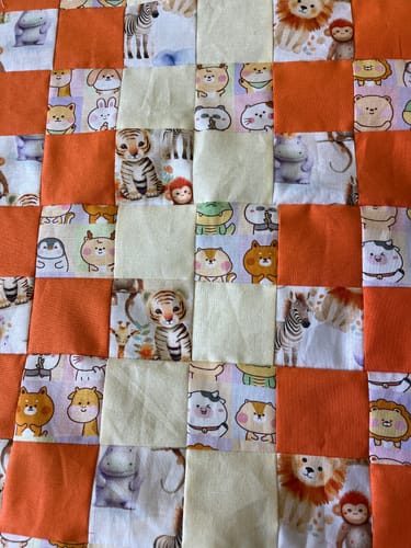 Customer photo review of 4 Piece Fat Quarter Bundle- 100% Cotton (Animal Love)