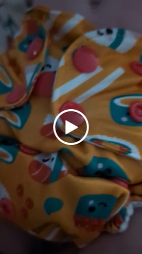 Customer video review of Food: Essentials Pocket Cloth Diaper with Athletic Wicking Jersey, Grows with your Baby