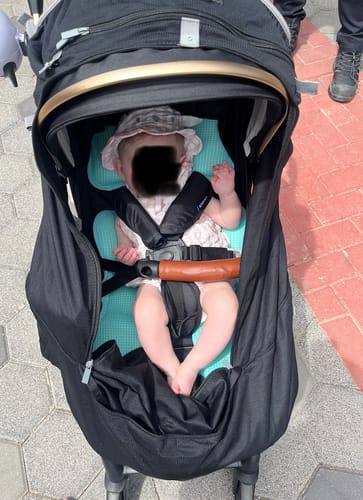 Customer photo review of Breathable Baby Seat Cushion