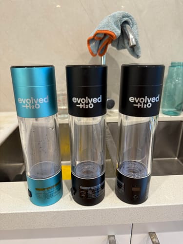Customer photo review of Evolved H2O™ Advanced Hydrogen: Pro Bottle