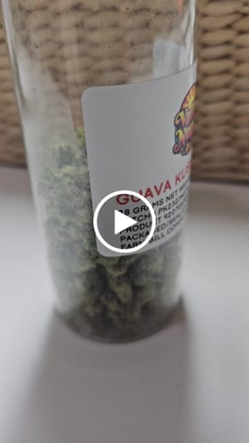 Customer video review of THC Flower Exotic Smalls GUAVA KUSH 112 GRAMS 1/4 LB Half Pound THCa