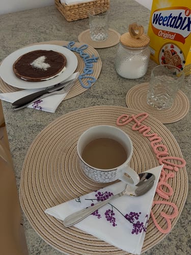 Annalisa L. review of Tovaglietta Americana Personalizzata con Nome image 1 out of 1