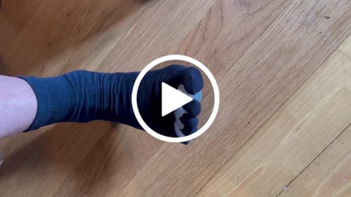Customer video review of Espaciadores de dedos