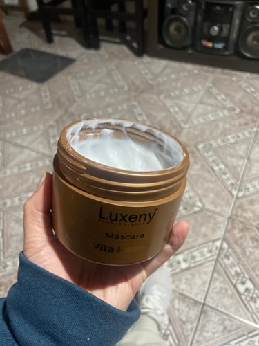 Reseña con foto de un cliente sobre Mascarilla Vita Power 300g