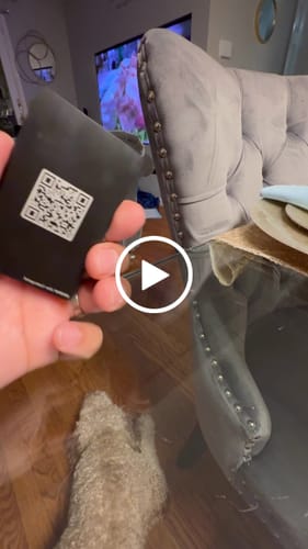 Customer video review of Custom Metal NFC Business Card (Vertical Style)
