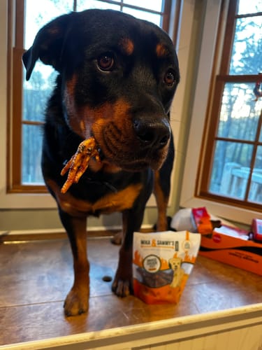 Customer photo review of Hanna’s Smoked Chicken Feet
