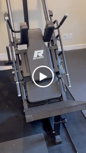 Customer video review of RitFit BLP01 45 Degree 3-In-1 Leg Press Hack Squat and Calf Raise Machine