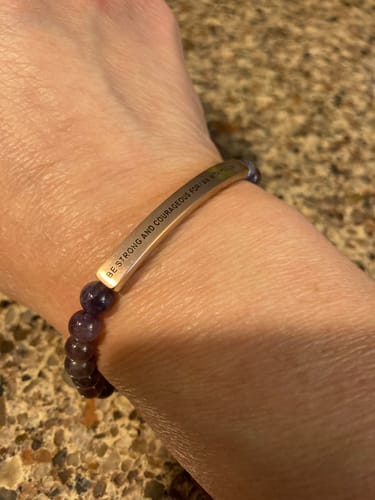 Customer photo review of BE STRONG AND COURAGEOUS FOR I AM WITH YOU JOSHUA 1:9