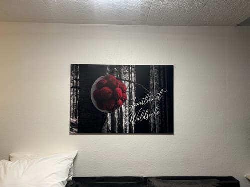 Customer photo review of Personalisierte Leinwand - Schwarzwald mit traditionellem Bollenhut