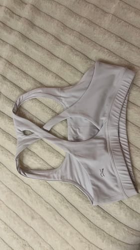 Customer photo review of Brasier Deportivo Basic One - Blanco Pure