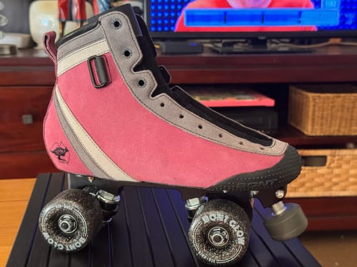 Customer photo review of Glow™ Outdoor LED Roller Skate Wheels