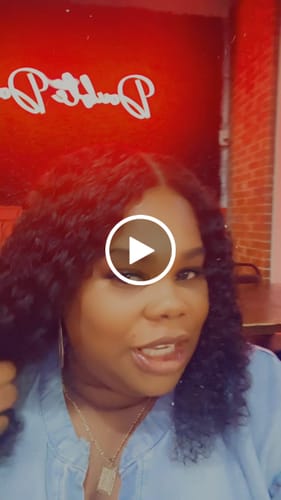 Customer video review of CurlyMe Pre-cut 9x6 Lace M-cap Wear Go Glueless Mini Knots Kinky Curly Hair HD Lace Front Wig Pre-plucked