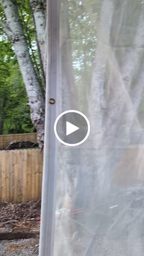 Customer video review of White Mesh Tarp - 70% Shade