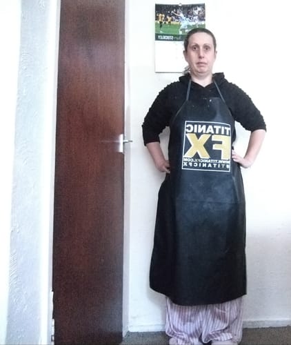 Customer photo review of Titanic FX Protective PVC Apron