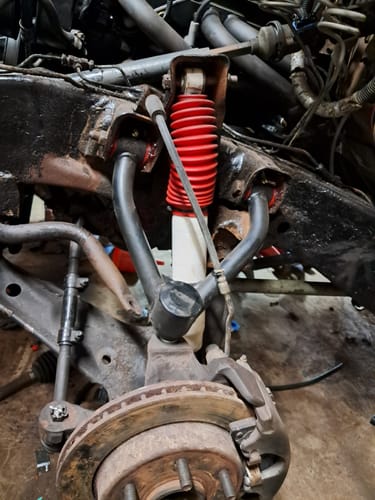 Customer photo review of Upper Control Arm For 2"-4" Lift 1988-1999 Chevy GMC K1500 4WD