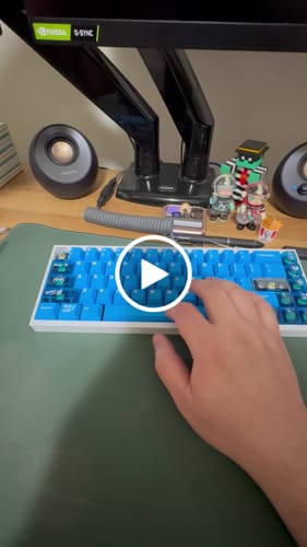 Customer video review of KEYKOBO SOJU ABS DOUBLE-SHOT KEYCAP SET
