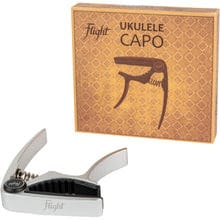 Customer photo review of Flight FCSV Aluminium Ukulele Capo - Silver